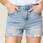 Judy Blue Full Size High Waist Rolled Denim Shorts