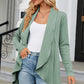 Open Front Long Sleeve Cardigan