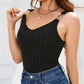 V-Neck Sleeveless Bodysuit