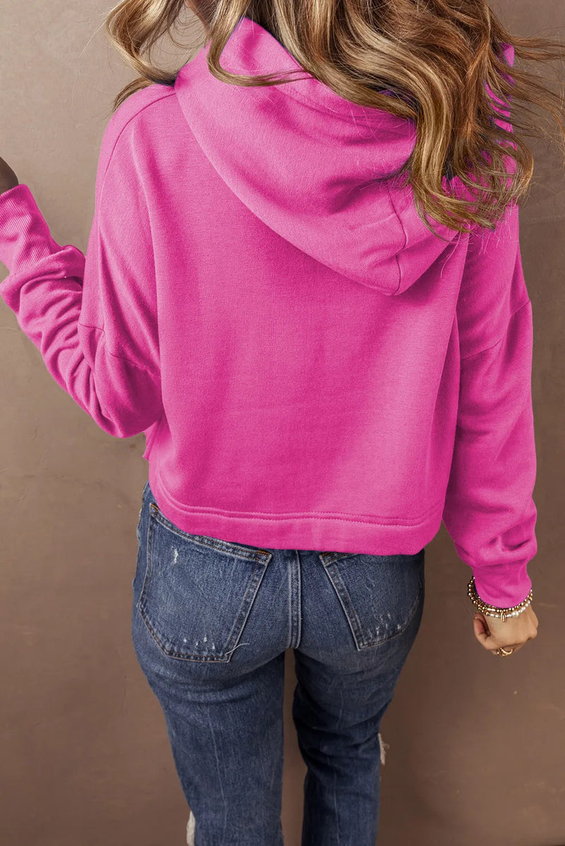 Drawstring Long Sleeve Hoodie