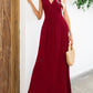 Surplice Neck Sleeveless Maxi Dress