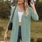 Open Front Long Sleeve Cardigan