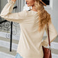 Round Neck Flounce Sleeve T-Shirt