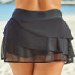 Full Size Layered Swim Skirt