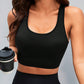 Cutout Racerback Scoop Neck Active Tank