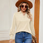 Johnny Collar Long Sleeve Top