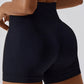 Wide Waistband Slim Fit Sports Shorts