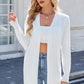 Open Front Long Sleeve Cardigan