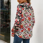 Ivy Lane Floral Print Collared Neck Long Sleeve Shirt