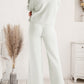 Long Sleeve Lounge Top and Drawstring Pants Set