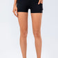 Slim Fit Wide Waistband Sports Shorts