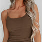 Ribbed Scoop Neck Cami