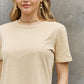 Full Size Round Neck Short Sleeve T-Shirt