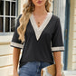 V-Neck Half Sleeve T-Shirt