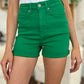 Judy Blue Full Size Tummy Control Garment Dyed Denim Shorts