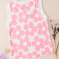 Flower Printed V-Neck Tank