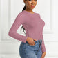 Round Neck Long Sleeve Bodysuit