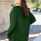 Basic Bae Full Size Ribbed Round Neck Long Sleeve Knit Top