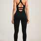 Crisscross Wide Strap Jumpsuit