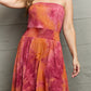 Ninexis In The Mix Sleeveless High Low Tie Dye Dress