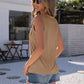 Ivy Lane Half-Zip Round Neck Tank