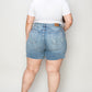 Judy Blue Full Size High Waist Rhinestone Decor Denim Shorts