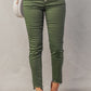 Baeful Button Fly Hem Detail Skinny Jeans