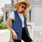 Button Down Denim Vest