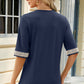 V-Neck Half Sleeve T-Shirt