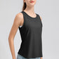 Wide Strap Round Neck Active Tank