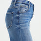 BAYEAS Full Size High Waist Button-Fly Raw Hem Wide Leg Jeans