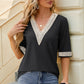 V-Neck Half Sleeve T-Shirt