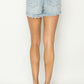 RISEN Raw Hem Denim Shorts