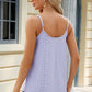 Eyelet Scoop Neck Ruched Cami