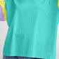 Color Block Round Neck Half Sleeve T-Shirt