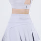 High Waist Pleated Active Skirt