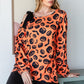 Heimish Pumpkin Print One Shoulder T-Shirt