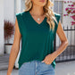 V-Neck Cap Sleeve Tank