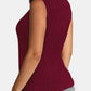 Textured Mock Neck Tank