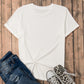 Graphic Round Neck Short Sleeve T-Shirt