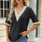 V-Neck Half Sleeve T-Shirt