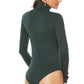 Ribbed Turtleneck Long Sleeve Bodysuit