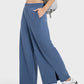 Slit Wide Leg Active Pants