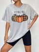 IT'S FALL Y'ALL Graphic T-Shirt Gray