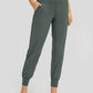 Wide Waistband Slant Pocket Pants