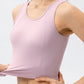 Round Neck Wide Strap Active Tank