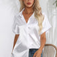 Collared Neck Short Sleeve Shirt