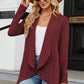 Open Front Long Sleeve Cardigan