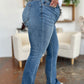 Judy Blue Full Size Mid-Rise Waist Straight Jeans