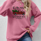 Graphic Round Neck Long Sleeve Sweatshirt